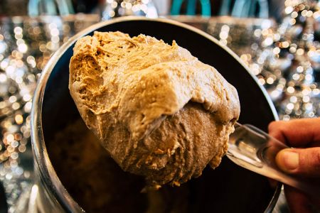 Helado artesano para veganos de café